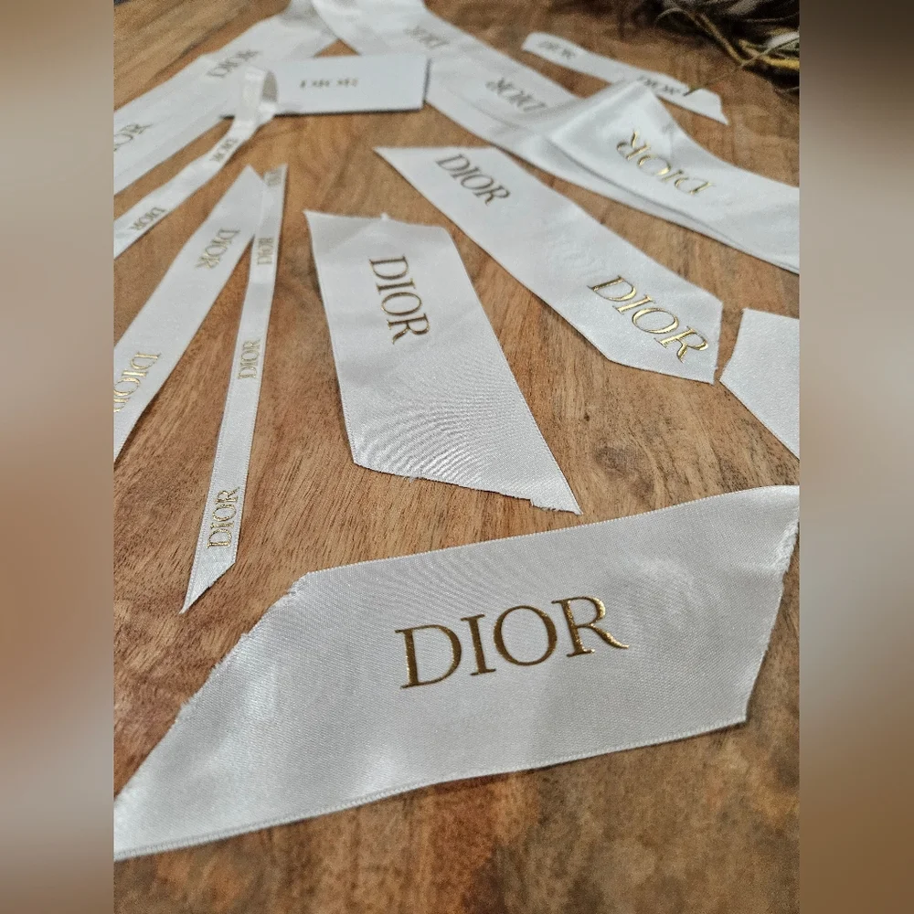Dior White Ribbon Set
